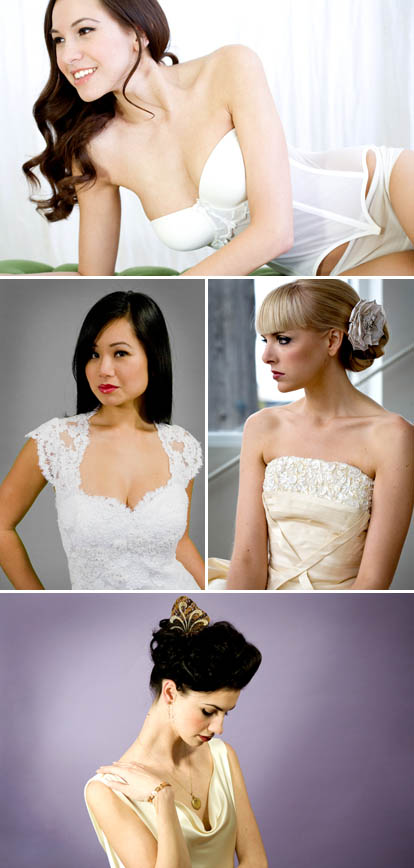 wedding dresses and bridal lingerie