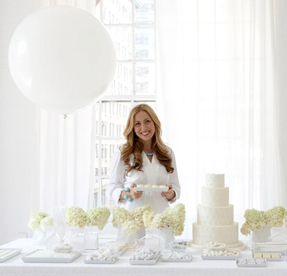 Amy Atlas, the queen of beautifully designed and delicious wedding dessert tables, image via AmyAtlas.com