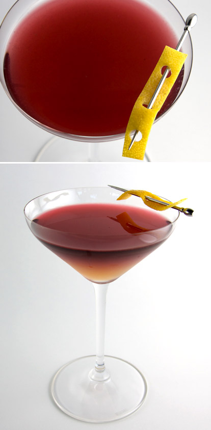 Red Velvet cocktail from James MacWilliams of Canlis Restaurant, images by Brian Canlis