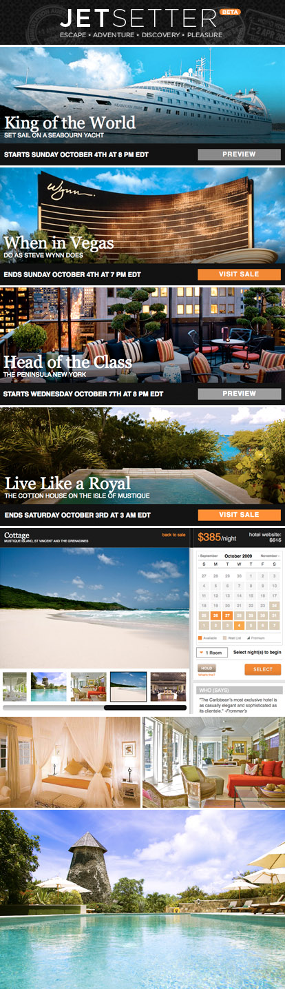 honeymoon hotel, resort and travel sales from Jetsetter.com, sister site to Gilt.com