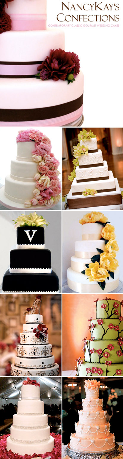 Wedding cakes by NancyKay Confections