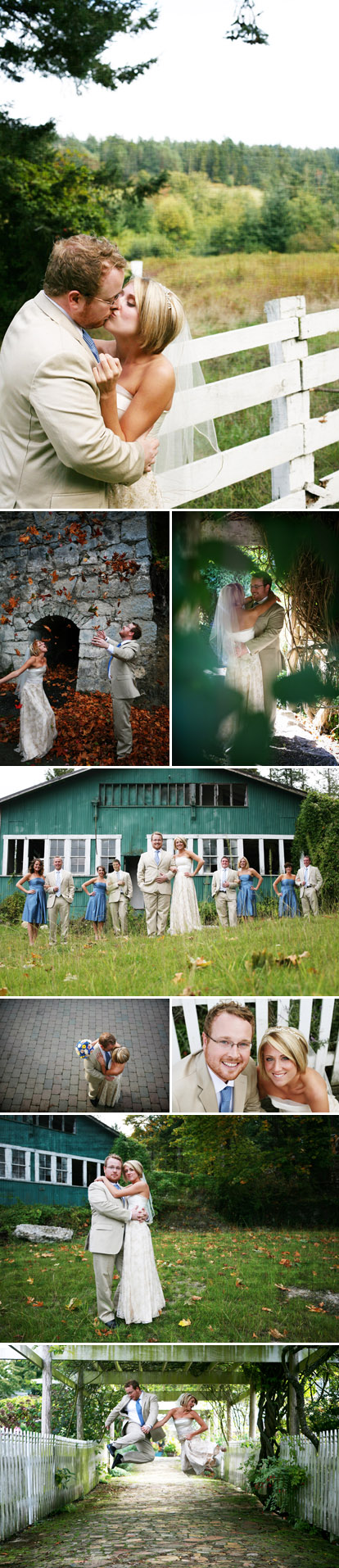 Casual Pacific Northwest San Juan Island wedding , fun wedding couple images by Riso Studio