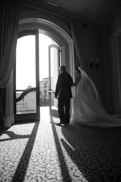 Wedding ceremony, walking down the aisle, image by Ira Lippke Studios