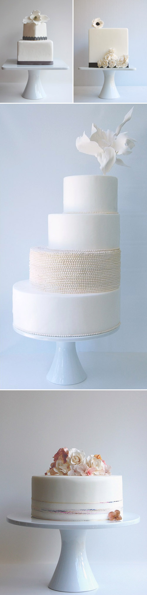 elegant, couture wedding cakes from Magpie's Cake, Washington, D.C.