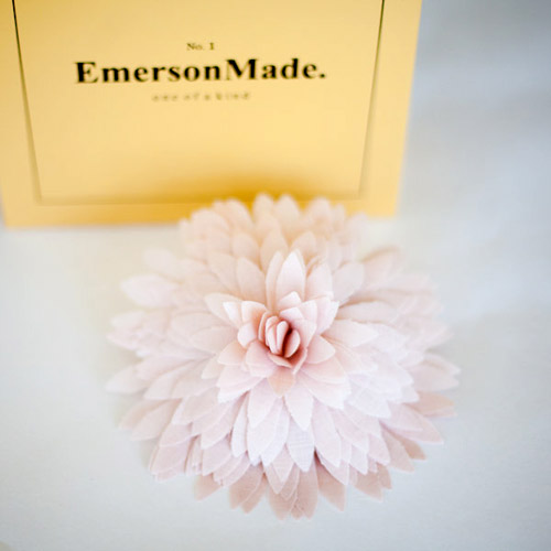 fabric wedding flower accessories, ring pillows, clutches and boutonnieres by Emerson Made