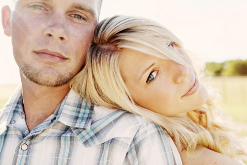 sweet and stylish farm wedding engagement photo shoot by Anna Jaye Photography