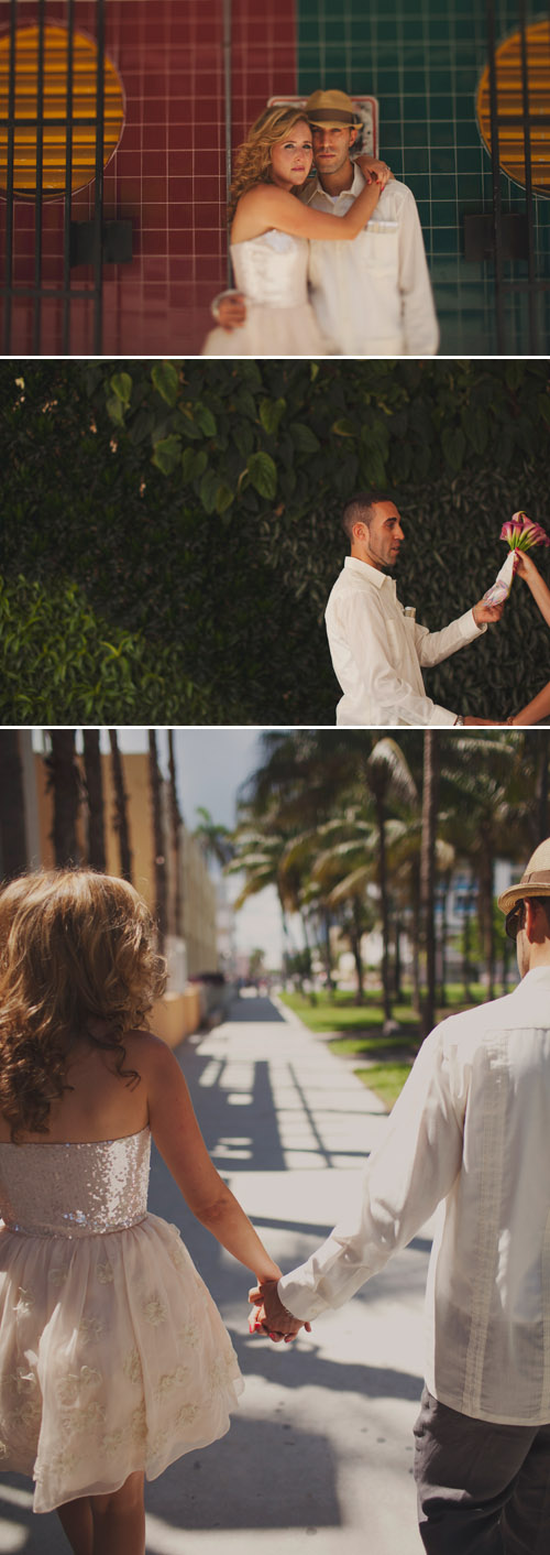 Fun Neon South Beach Miami Wedding Style by Kallima Photography