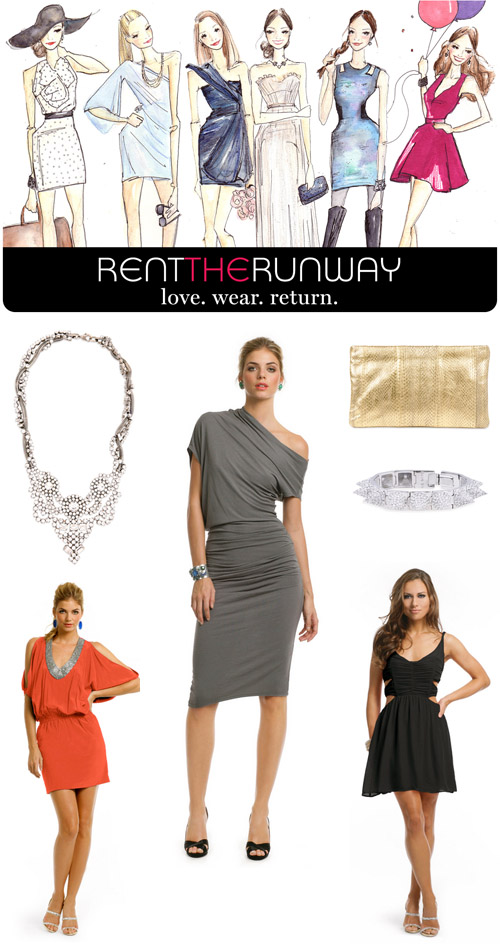 designer clothing and accessory rentals from Rent the Runway