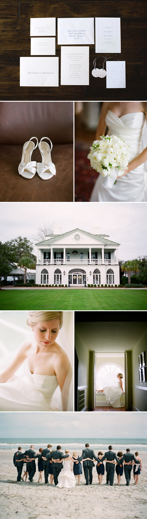 Charleston, South Carolina wedding at Lowndes Grove Plantation, navy, gray, pink and ivory wedding color ideas, photos by Virgil Bunao Photography