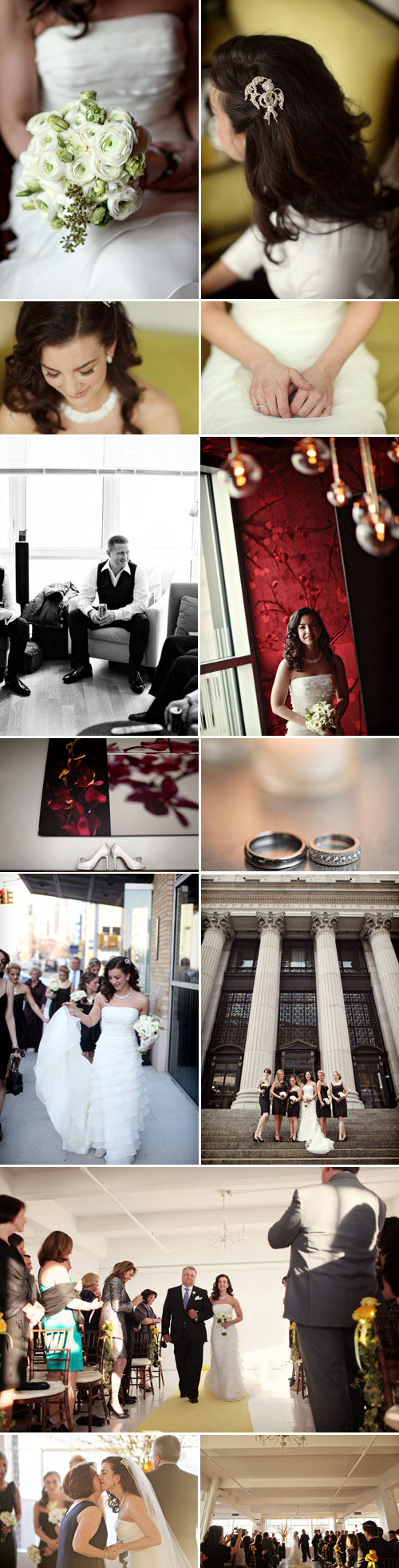 modern New York City wedding at Studio 450, photos by Alison Conklin Photography