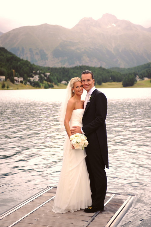 beautiful elegant wedding in St. Moritz, Switzerland, photos by Andrea & Marcus Photography