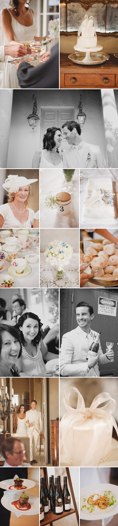 elegant vintage chic real wedding, Auckland, New Zealand, images by Kate McPherson