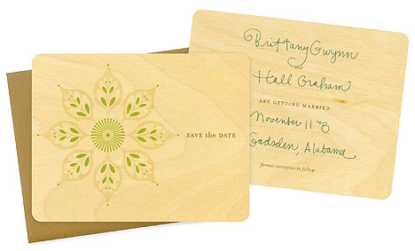 creative and unique wood wedding invitations and save the dates