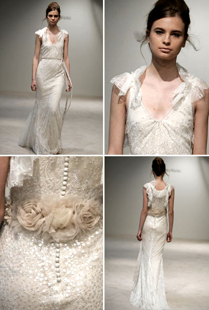 Vera Wang wedding dress via Brides.com