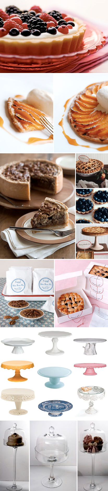 pies and tarts as wedding cake alternatives