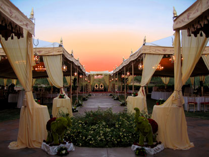 Raj Tents, exotic and high end custom wedding tents