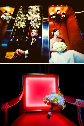 ultra modern wedding at the luxury SLS Hotel Beverly Hills - photos by Kim Fox Photography