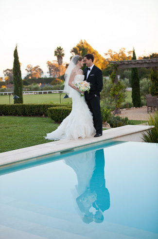 intimate wedding at Villa Sevillano, Santa Barbara, CA with photos by Melissa Musgrove Photography