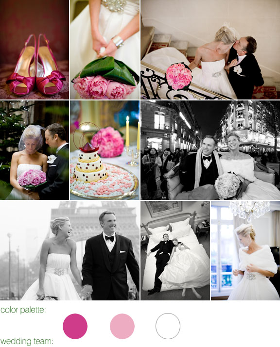 real wedding - pink and white color palette - amy & stuart photography