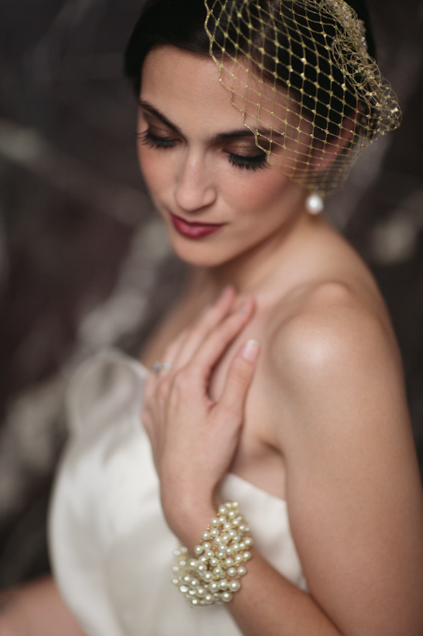 art deco glam wedding inspiration shoot with photos by Andria Lo | via junebugweddings.com