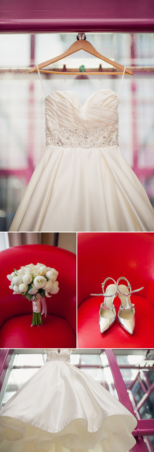 how to achieve a timeless classic bridal party look with photos by Sachin Khona | via junebugweddings.com