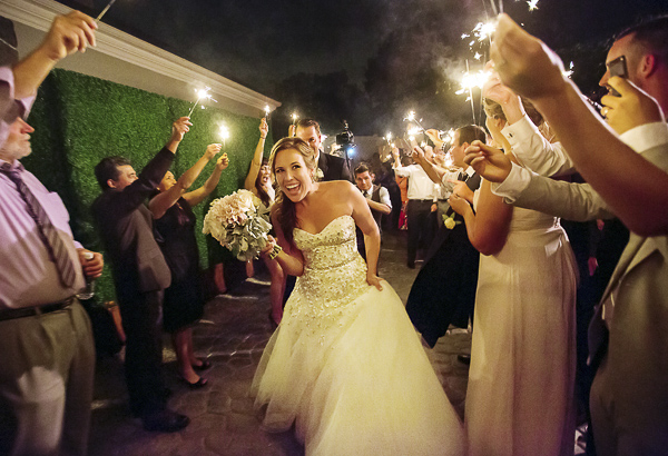 blush and gold california wedding at private family estate, wedding photos by D. Park Photography | via junebugweddings.com