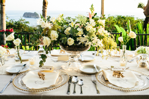 exotic destination wedding in Costa Rica, photo by A Brit & A Blonde | via junebugweddings.com