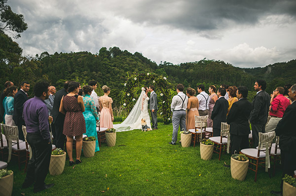 beautiful wedding in Campos do Jordão, Brazil, photo by Sam Hurd | via junebugweddings.com