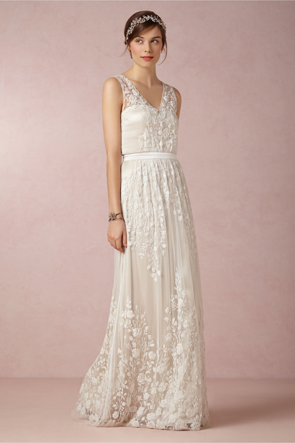  how to get the perfect bohemian bride look with BHLDN | via junebugweddings.com