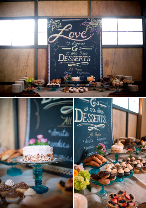 dessert table