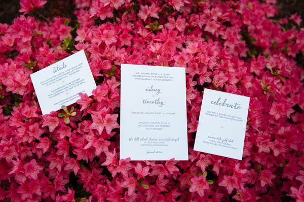 romantic country club wedding invitations by PomPom Print, photo by Clay Austin Photography | via junebugweddings.com