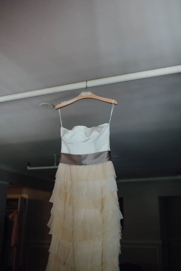 vintage inspired BHLDN wedding dress
