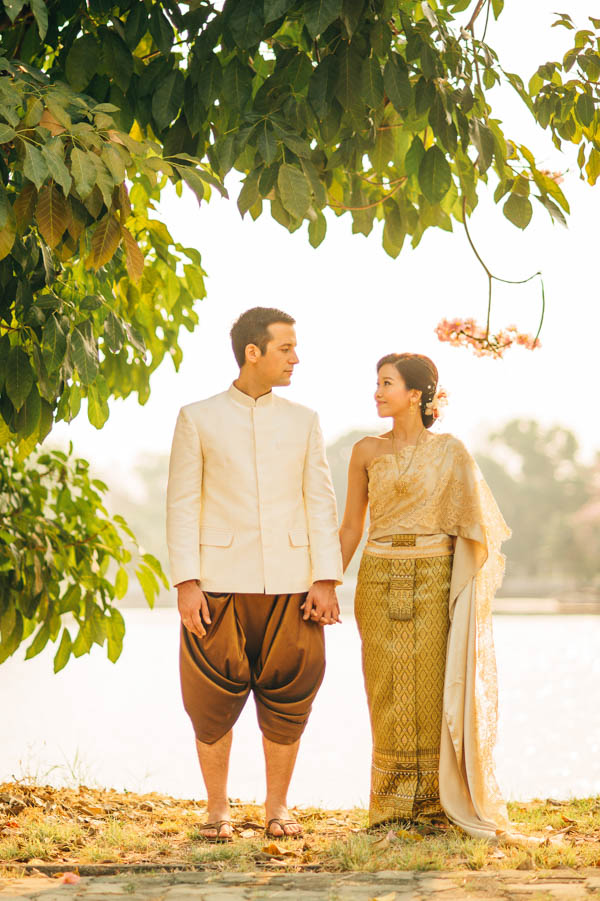 Traditional thai sale wedding attire