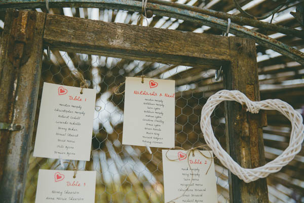rustic table assignment ideas
