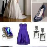Royal Blue and Metallic Wedding Color Palette