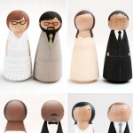 Wedding Cake Toppers from Goose Grease and Chapeau de Gateau