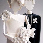 Custom Paper Wedding Cake Toppers from Concarta