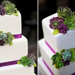 Succulent Wedding Cake Design by Erica O’Brien