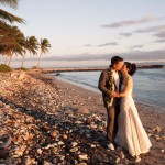 Tropical Green, Fuchsia and Purple Hawaii Destination Wedding – Kelly and James