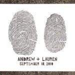 Custom Cut Paper Fingerprint Art by Lori Danelle