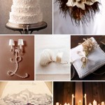 Cream and White Winter Wedding Color Palette