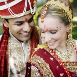 Traditional Indian Ceremony and Modern Peacock Themed Wedding Reception – Anne and Neil