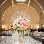 Grand and Romantic Ivory, Champagne, Gold and Peach Seattle Wedding at Union Station