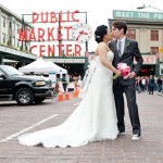 Modern, Springtime City Wedding in Seattle – Jessica and Steven