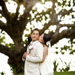 Pink Ombre Hawaii Wedding by Dmitri and Sandra Photography – Lynn and George