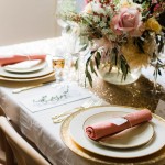 Gold and Blush Styled Shoot