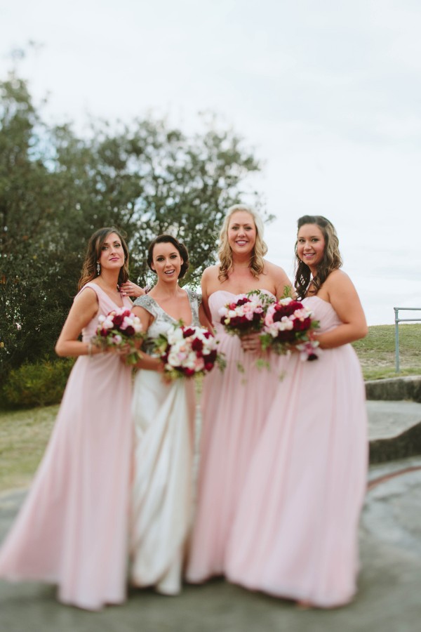 Blush and Burgundy Wedding in Australia Junebug Weddings