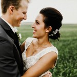 Lace and Burlap Wedding in North Dakota