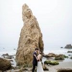 Malibu Post-Wedding Shoot on the Beach at Sunrise