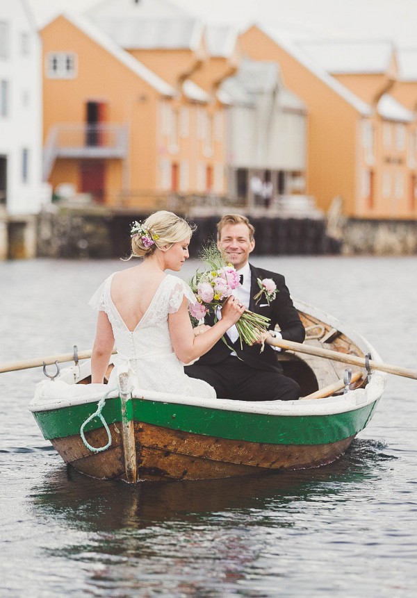 Bohemian Nordic Wedding on the Island of Bjørnsund Junebug Weddings